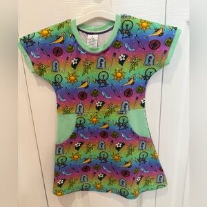 Colorful Disney Dress with Pockets